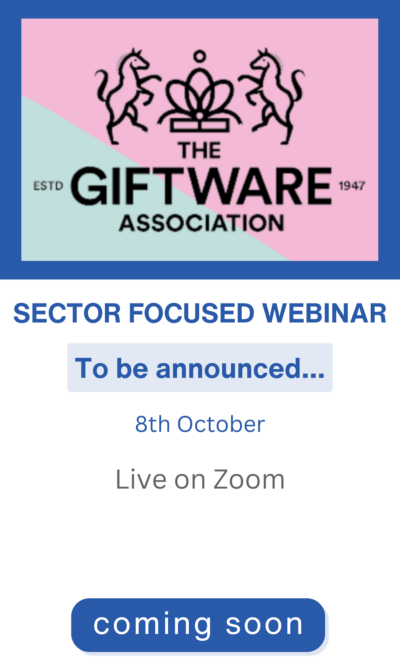 Webinar with The Giftware Association