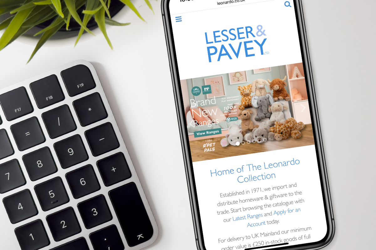 Lesser & Pavey InterSell ecommerce website