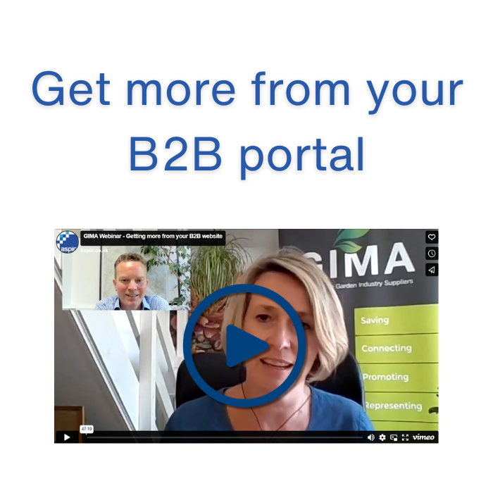 Aspin Webinar - get more from your B2B website