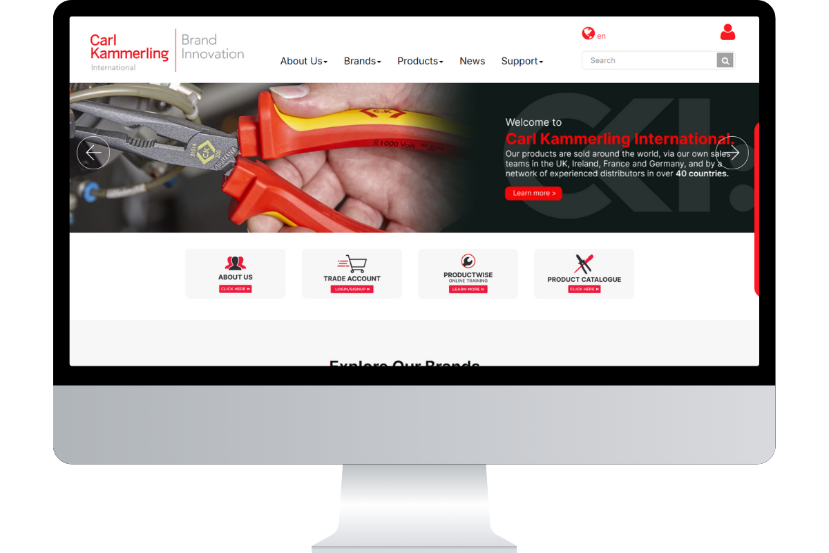 Carl Kammerling InterSell trade website homepage