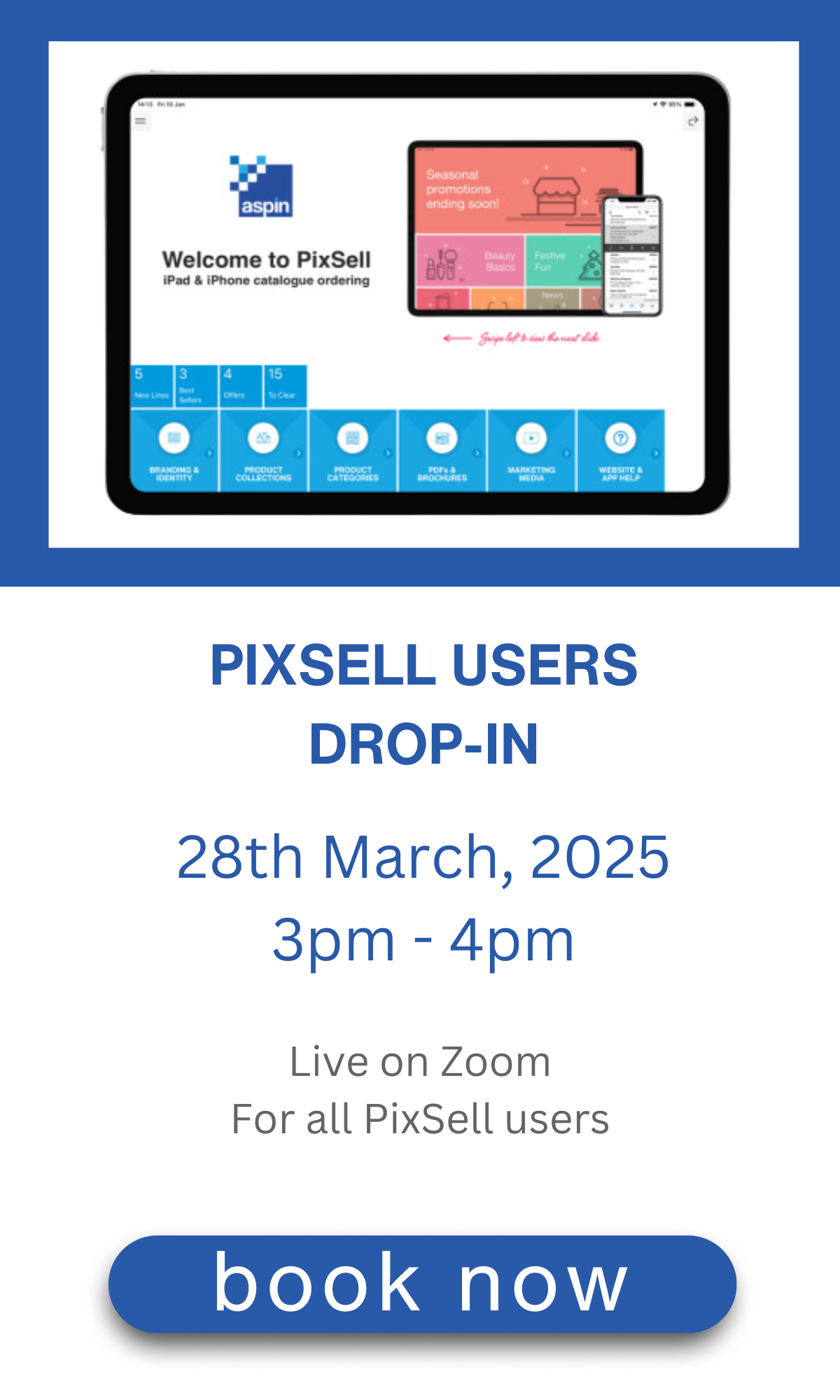 PixSell Drop-in 28th March