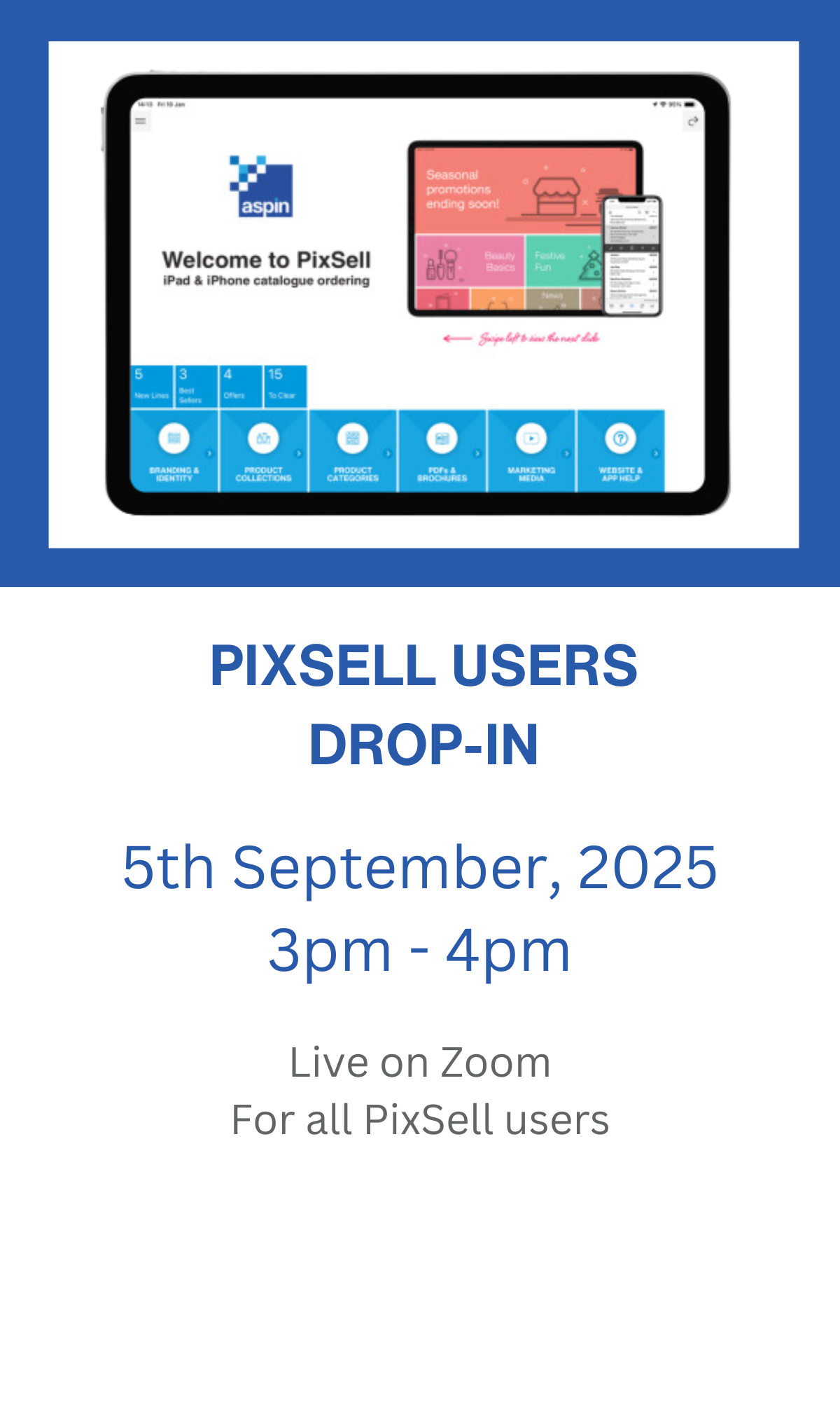 PixSell users drop-in on Zoom, 5th September