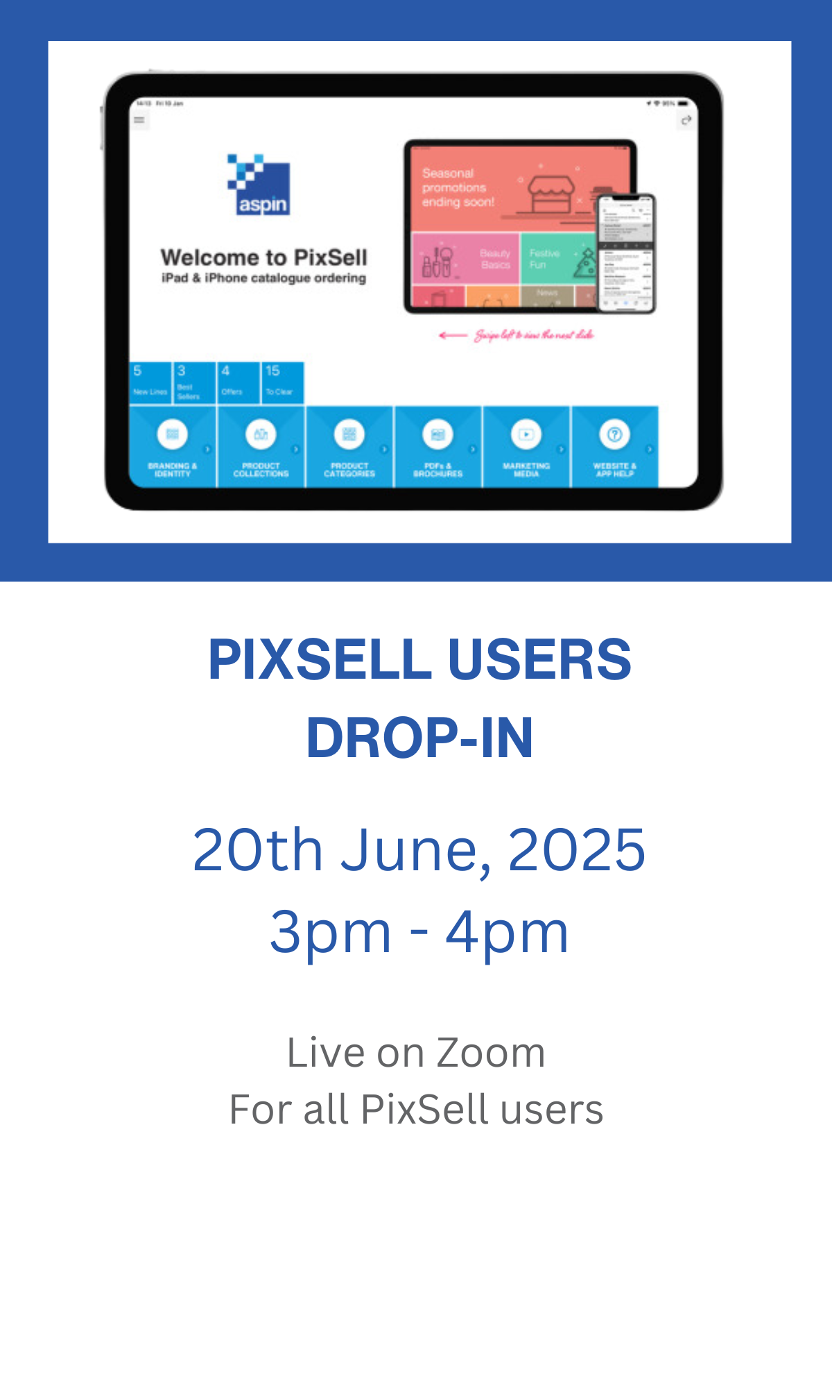 PixSell users drop-in on Zoom, 20th June