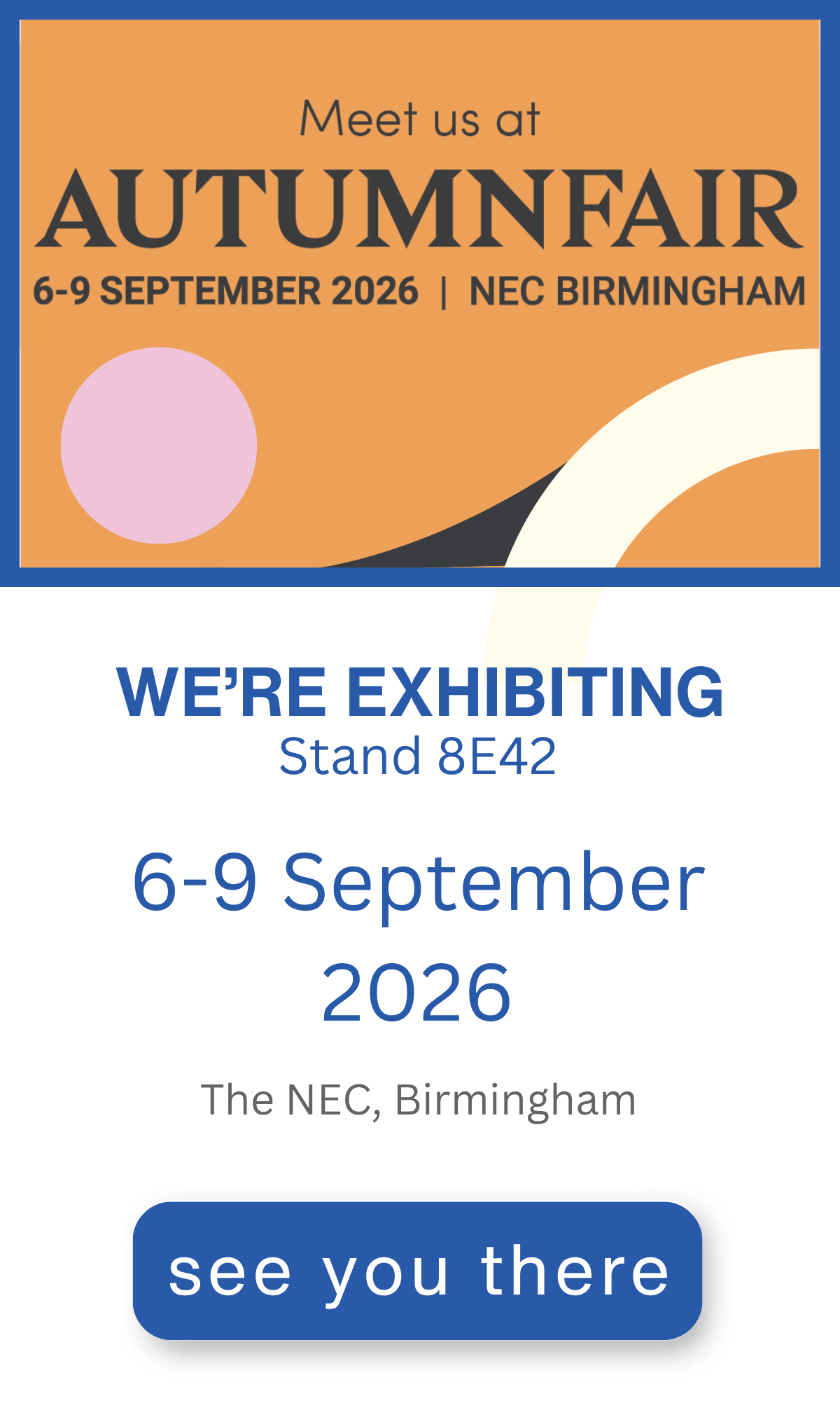 Aspin exhibiting at Autumn Fair, stand 8E42 Aspin exhibiting at Autumn Fair, stand 8E42